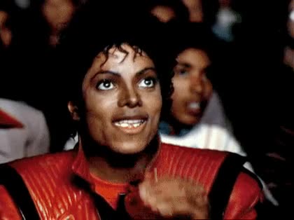 Michael Jackson popcorn gif meme template