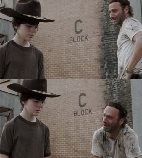 Rick and Carl meme template