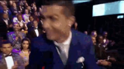 ronaldo award meme template