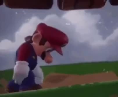 Sad Mario walk meme template