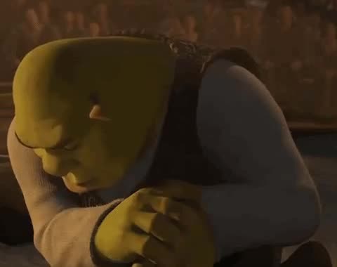 shrek rizz meme template