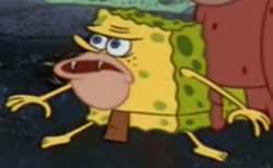 Spongegar meme template