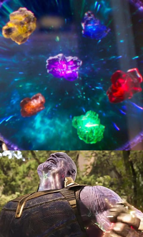 Thanos Infinity Stones meme template