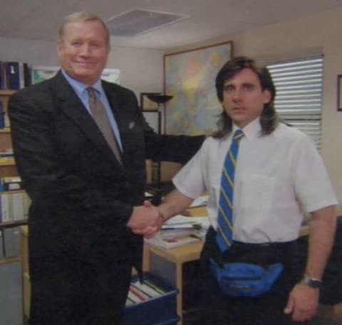 the office congratulations meme template