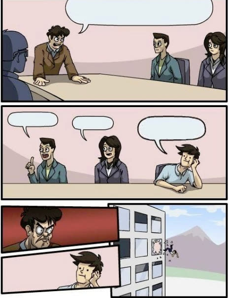 throw out of the window meme template