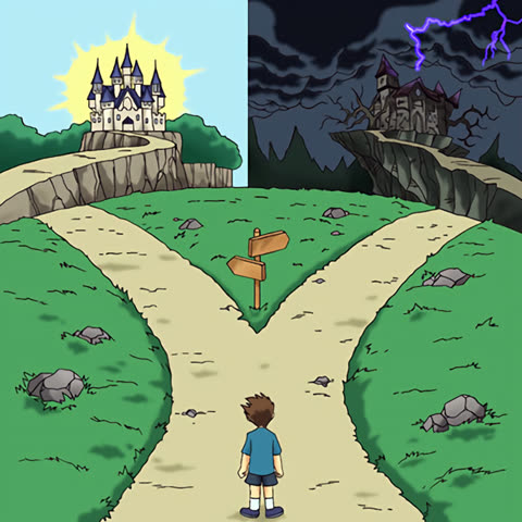 two castles meme template