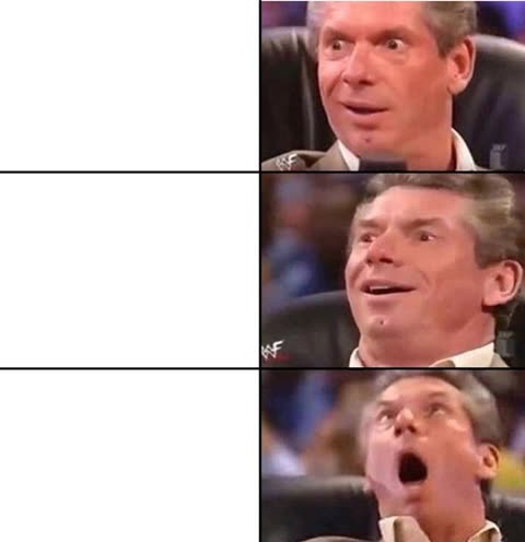 Vince McMahon meme template